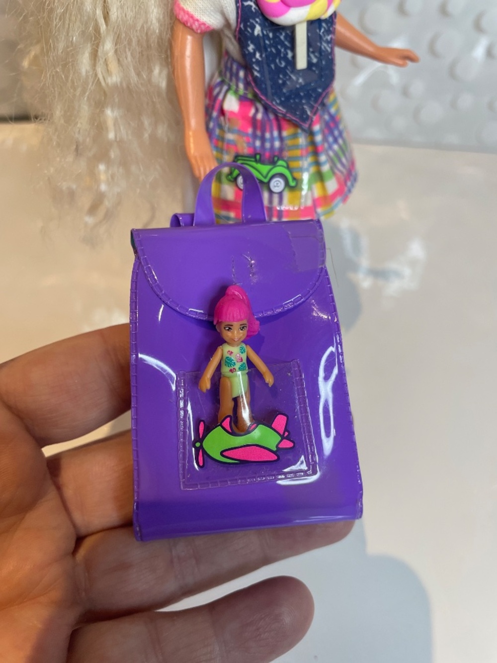 Vintage 1994 🎒🛝Stacie Polly Pocket doll - Picture 6 of 16